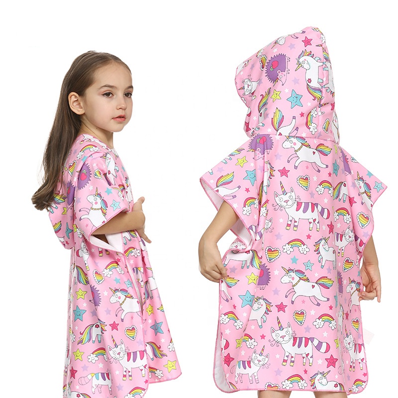 Microfiber Bath towels for kids - Unicorn 1